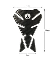 Grippatch Yamaha, BMW, Honda ile Uyumlu Universal 6D Karbon Tank Pad GC04