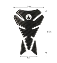 Grippatch Yamaha, BMW, Honda ile Uyumlu Universal 6D Karbon Tank Pad GC04
