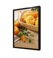 Sepet İçinde Kabak Çerçeveli Mdf Tablo