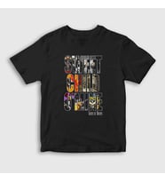 Presmono Unisex Çocuk Siyah Sweet Child Guns N' Roses T-Shirt 57093tt