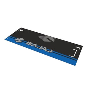 Bajaj Mavi Desenli 80 X 220 Cm Kaydırmaz Motosiklet Halısı