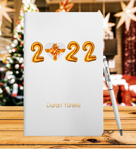Yılbaşı İçin Kişiye Özel Defter Kalem & Hediye Seti