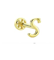 Glorria Altın S Harfi Tragus Piercing