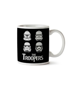Star Wars The Troopers Stormtroopers Beetles Logo İki Tarafı Baskılı Kupa Bardak