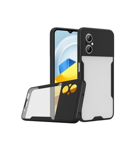 Newface Xiaomi Poco M5 Kılıf Platin Silikon - Siyah