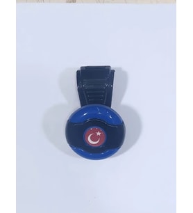 Mavi-Siyah Dönebilen Vites Topuzu Türk Bayrağı Stickerlı