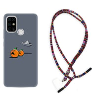 Casper E30 F20 X20 Kılıf Boyun Asklı Rasta Silikon Orange Escape 1374