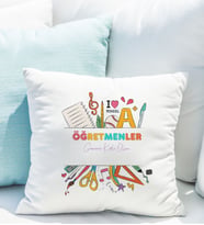 Öğretmenler Günü Tasarımlı Yastık