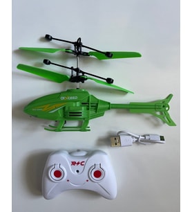 Uzaktan Kumandalı Helikopter 18 Cm Yeşil Renkli