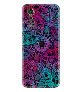 General Mobile GM 21 Pro GM 22 Pro Plus Kılıf Desemli Silikon Colurful Mandala 1667