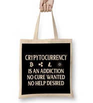 Cryptocurrency Addiction But No Cure Wanted Bez Çanta Uzun Saplı
