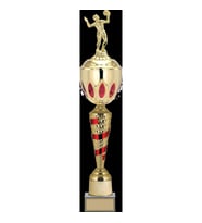 ODAK KUPA - Figürlü Kupalar - Voleybol Kadın Figürlü Kupalar FG-086 A - 65 cm