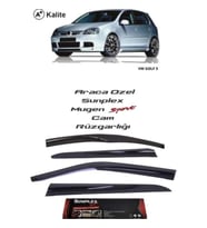 Vw Golf 5 Mugen Cam Rüzgarlığı 2005-2010 arası 4'lü Sunplex (Beyaz)