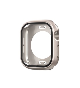 Apple Watch 10 46mm Uyumlu 360 Derece Korumalı Kasa ve Ekran Koruyucu Zore Watch Gard 12 (Koyu Gri)