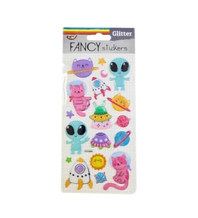 Glitter Sticker Uzay