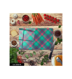 Baskılı Cam Kesme  ve Sunum Tahtası temperli Cam  25x35cm
