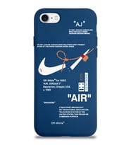 Apple iPhone 7 Uyumlu Lansman Kılıf Sneakers Tasarımlı Altı Kapalı İçi Kadife Kaplı Silikon Kapak (Şeffaf)