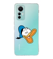 Xiaomi Mi 12 Lite Uyumlu Kapak Donald Duck Tasarımlı Şeffaf  Silikon Kılıf