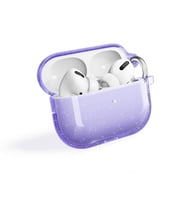 Lexroo Airpods Pro 2 Allstar Airbag 32 Parlayan Simli Saydam Renkli Kılıf - Mor