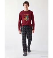 LC WAIKIKI Bordo Harry Potter Baskılı Erkek Pijama Takım