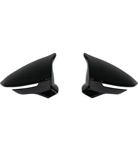 Seat Leon Uyumlu Mk3 2013 Sonrası Batman Yarasa Ayna Kapağı (Piano Black)