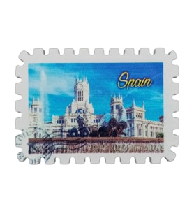 İspanya Temalı Pul Magnet (Karışık)