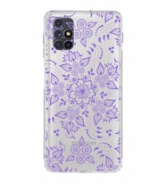 Samsung Galaxy M51  Kamera Korumalı Kapak Nostalji Desen Tasarımlı  Şeffaf  Kılıf