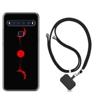 TCL 10L 10 Plus 10SE 20E 20SE 30 L7 Kılıf Boyun Askılı Silikon Red Moon 1710
