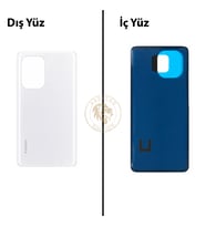 Xiaomi Mi 11 Bulut Beyazı Arka Pil Kapağı Batarya Kapağı Lazer Kesim Back Cover