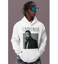 Overdrive Post Malone Rapper Baskılı Unisex Oversize Şarkıcı Hoodie