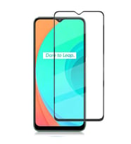 Realme C11 Temperli Cam Full Ekran Koruyucu (Siyah)