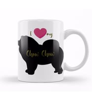 I Love My Chow Chow Kupa Bardak Porselen