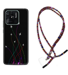 Xiaomi Redmi Note 7 8 9 Pro 10 2022 10 Pro 10S Kılıf Boyun Asklı Rasta Silikon Line Planet 1736