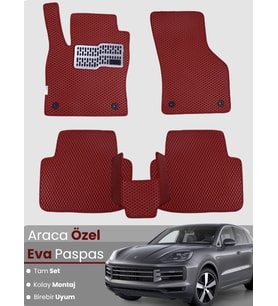 PORSCHE CAYENNE (2018-2024) Uyumlu EVA Paspas Tam Set–Araca Özel,Oto Paspas