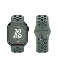 Apple Watch 38mm Uyumlu Kordon Silikon Esnek Yumuşak Delikli Spor KRD-02 Kayış