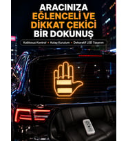 Uzaktan Kumandalı Çok Fonksiyonlu Araç Led Işığı