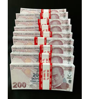 YENİ 1000 ADET 200 TL GEÇERSİZ EĞLENCE OYUN ŞAKA  DÜĞÜN PARASI