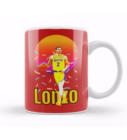 Lonzo Ball Lonzo Ball Vintage Art   Legend Basketball Gift Kupa Bardak Porselen