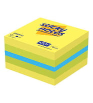 Kraf 50X50 Yapışkanlı Not Kağıdı Neon Yeşil-Sarı 5050Yg