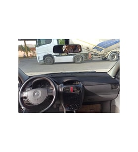 Opel Corsa C Modellerine Uygun Torpido Koruma Halısı Siyah Kenar Renk Siyah