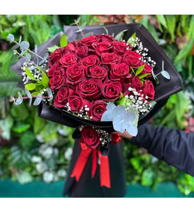 BUKET KAĞIDINDA 20 Lİ GÜL BUKETİ
