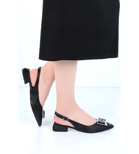 Moda Ayakkabı 01131 Shoes Bayan Babet Ayakkabı (Siyah)