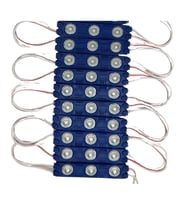 10 Adet 12 Volt 1.2 Watt 3 Lensli Turkuaz 2835 SMD Led Modül IP65