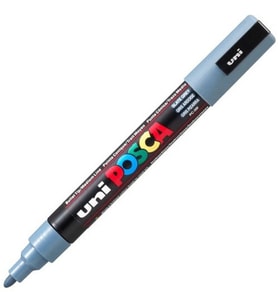 UNİ POSCA SU BAZLI POSTER MARKER 1.8-2.5 KURŞUN GRİ PC-5M