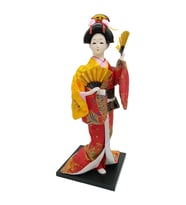 Japon Kimonolu Geyşa Bebek Biblo 30 cm No.7