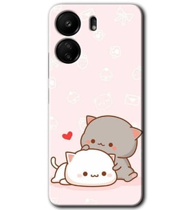 Xiaomi Redmi 13C Kılıf HD Desen Baskılı Kılıf - Kedi Aşkı