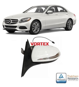Mercedes-Benz C Serisi W205 2014 ve sonrası Sol Dış Dikiz Aynası Isıtmalı Katlanır