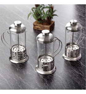 Çelik Kulplu Cam French Press - 350 ml (Standart)