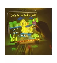 Led Işıklı Çizim Tahtası (20x20cm) (5343)