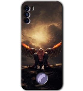 Reeder S19 Max Pro S Kılıf HD Desen Baskılı Arka Kapak - Wings of Power